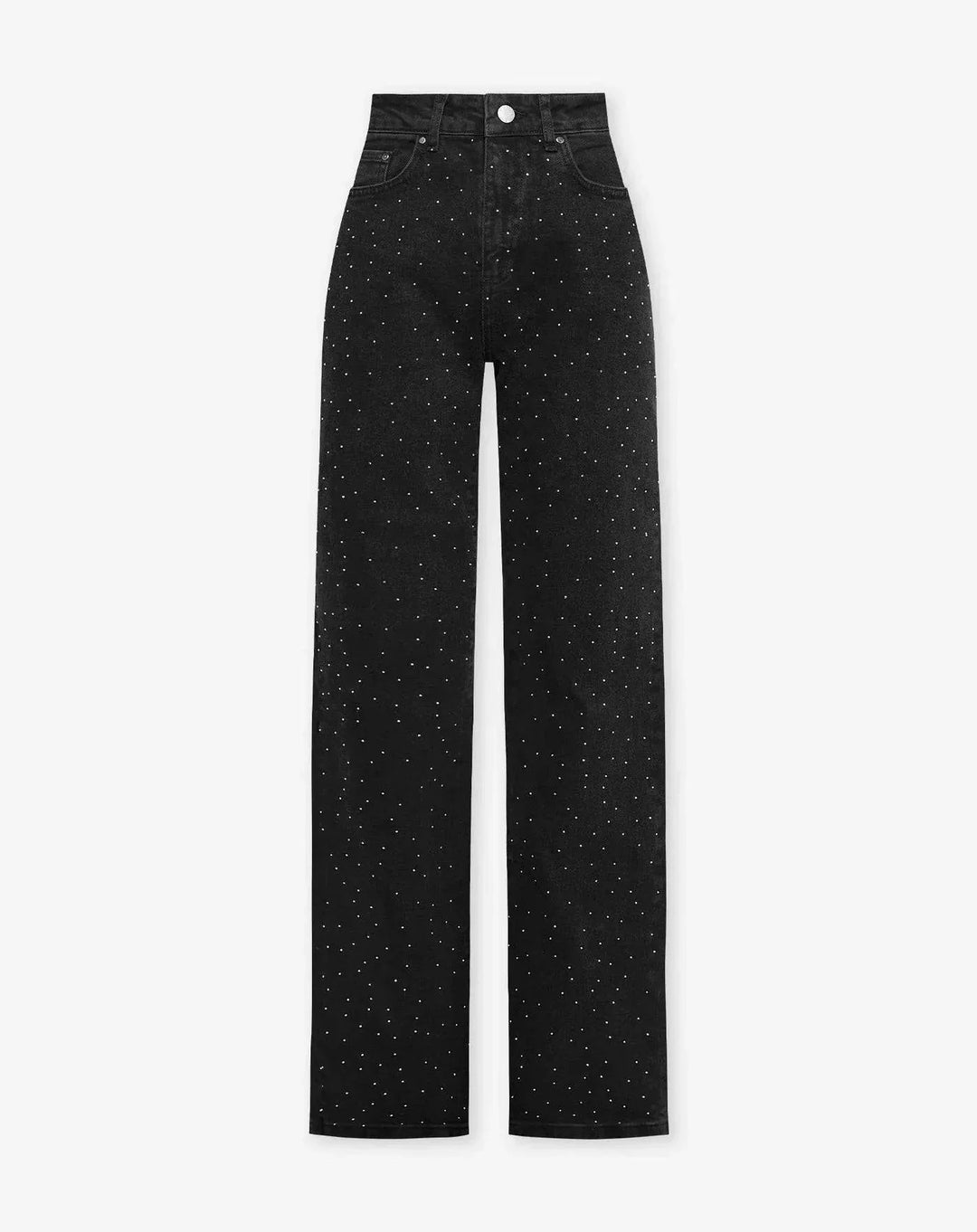 Ladies Glitter Jeans for a Sparkling Look - Jade-Blue Grey-S-The Livary