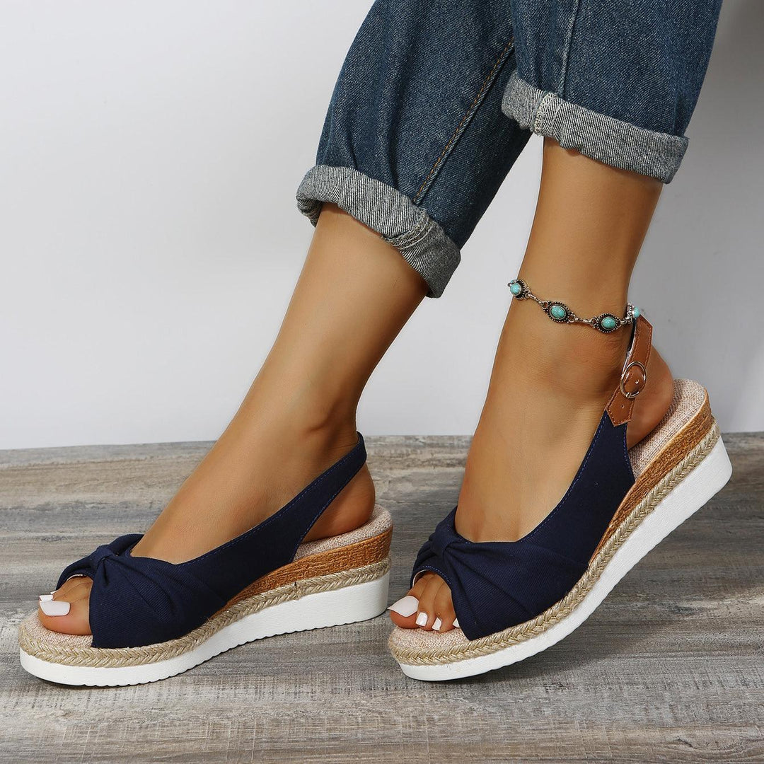Ladies High Heel Sandals - ComfiLift-Beige-2.5-Nora Luxe