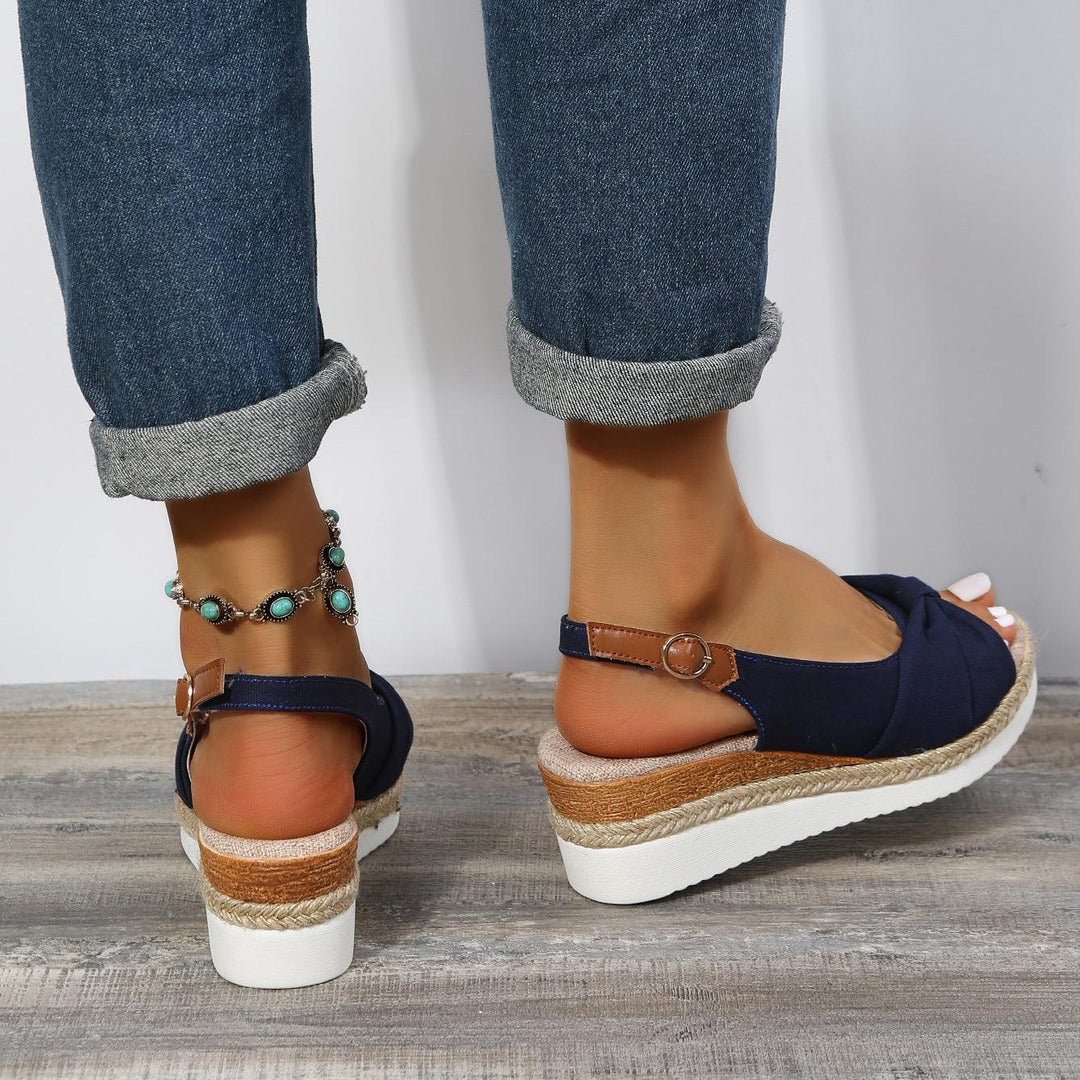 Ladies High Heel Sandals - ComfiLift-Beige-2.5-Nora Luxe