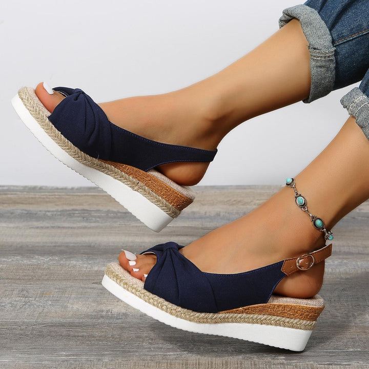 Ladies High Heel Sandals - ComfiLift-Beige-2.5-Nora Luxe