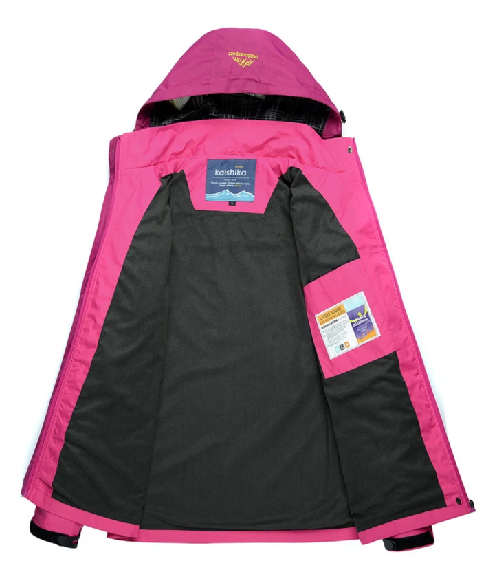 Ladies' Outdoor Walking Jacket - Nadia-Purple-S-Nora Luxe