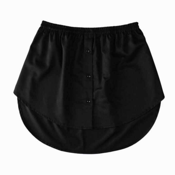 Ladies' Shirt Extender with Elastic Waistband – Noelle-Black-S-Nora Luxe