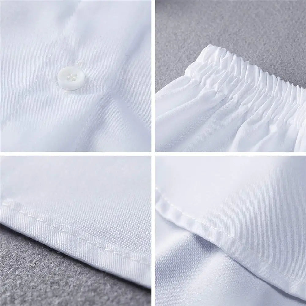 Ladies' Shirt Extender with Elastic Waistband – Noelle-White-S-Nora Luxe