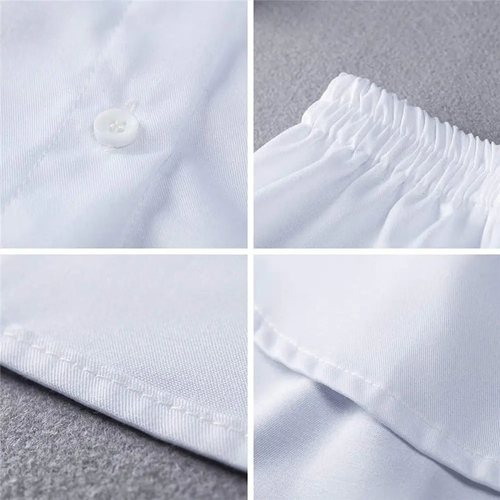 Ladies' Shirt Extender with Elastic Waistband – Noelle-White-S-Nora Luxe