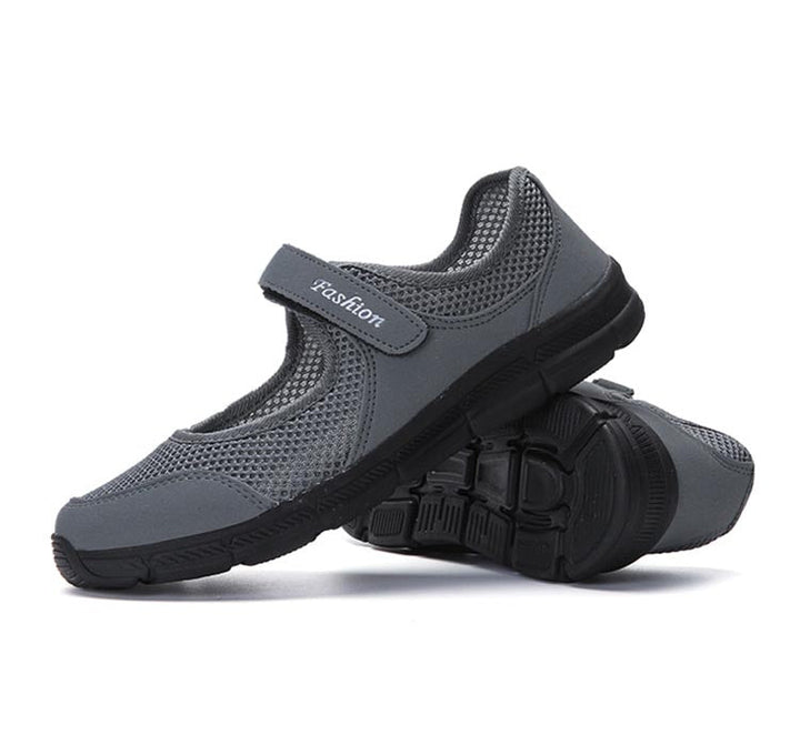 Ladies Slip-ons - AirFlow-Red-4-Nora Luxe