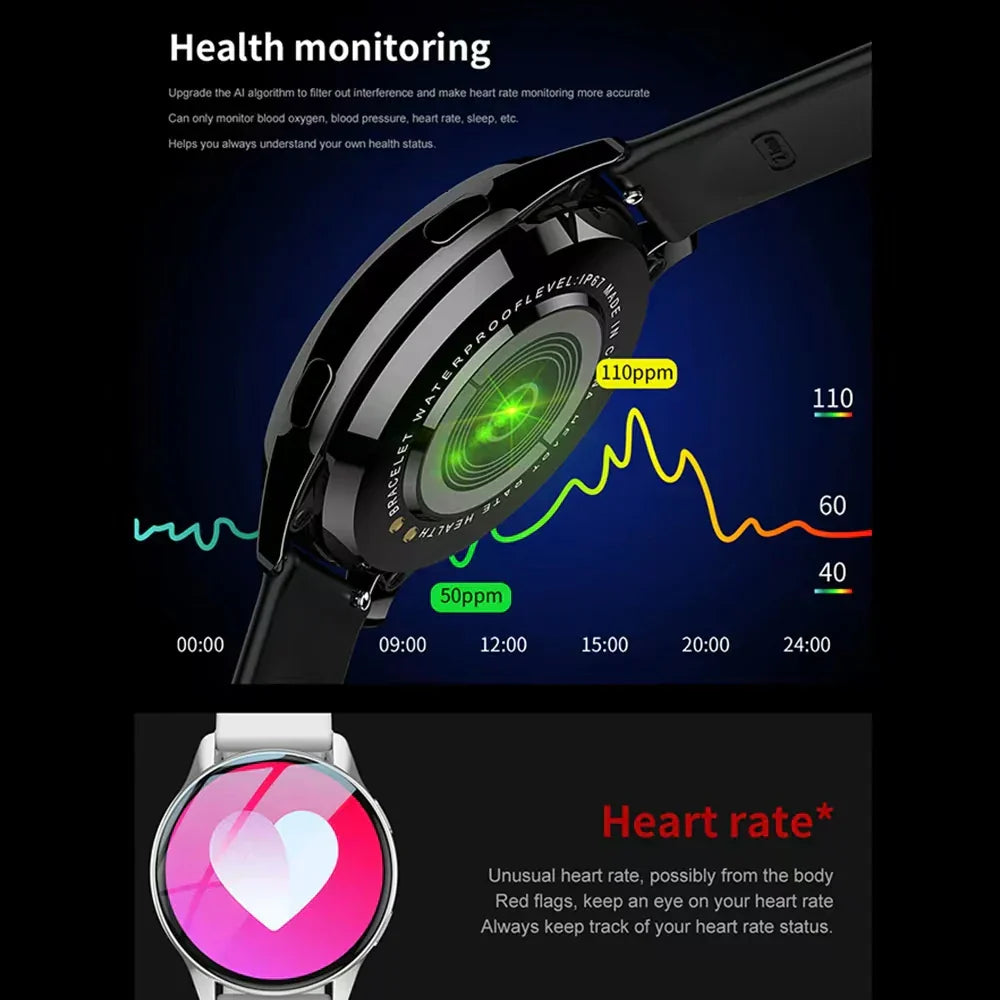 Ladies Smartwatch - Lumea Active-Black-Nora Luxe