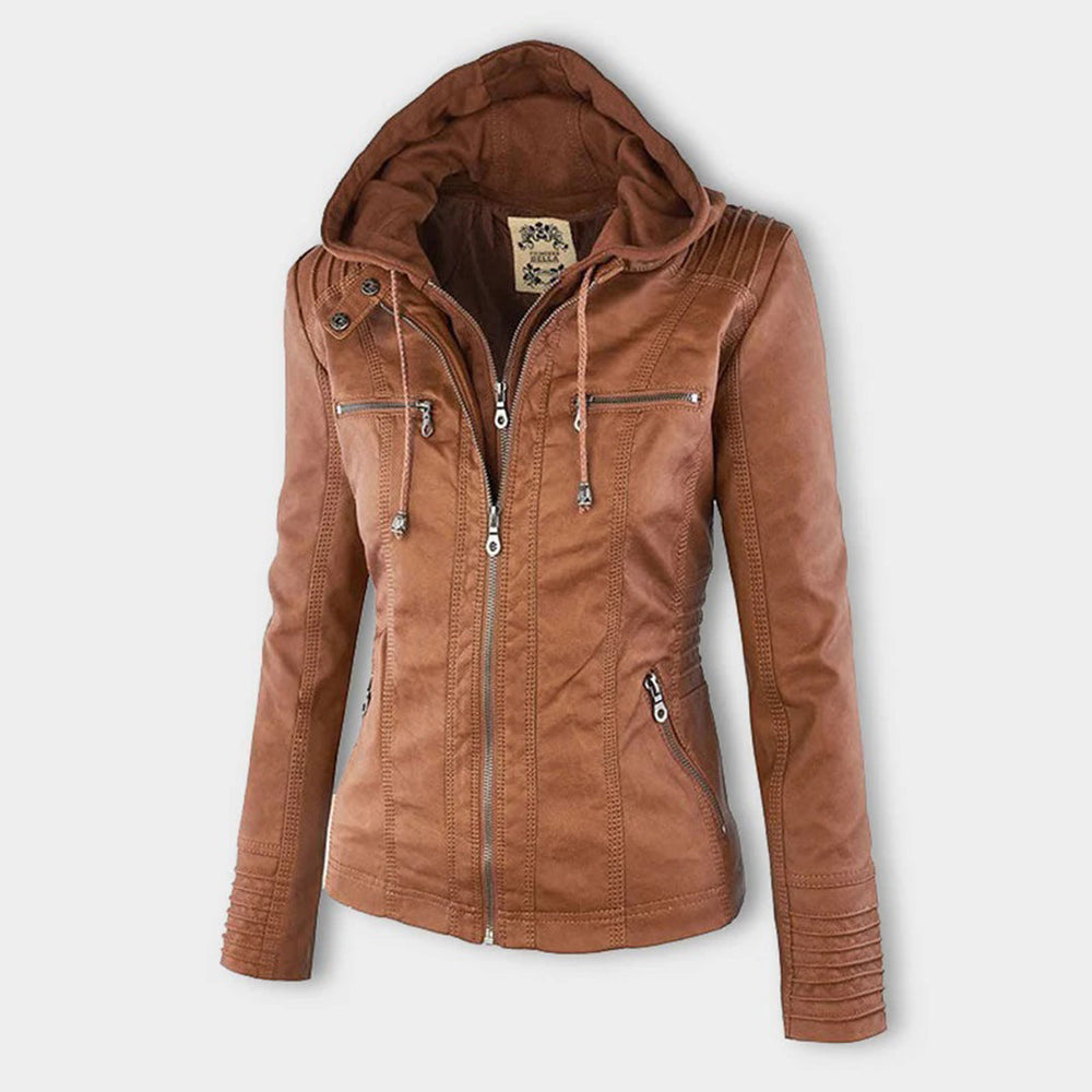 Ladies' Summer Jacket - Amara-Khaki-S-Nora Luxe