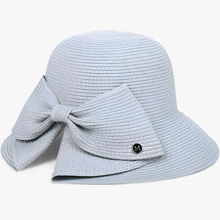 Ladies' sun hat with wide brim – Soléra-Gray-Nora Luxe