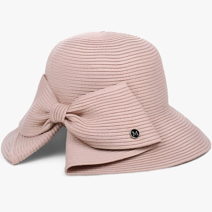Ladies' sun hat with wide brim – Soléra-Pink-Nora Luxe