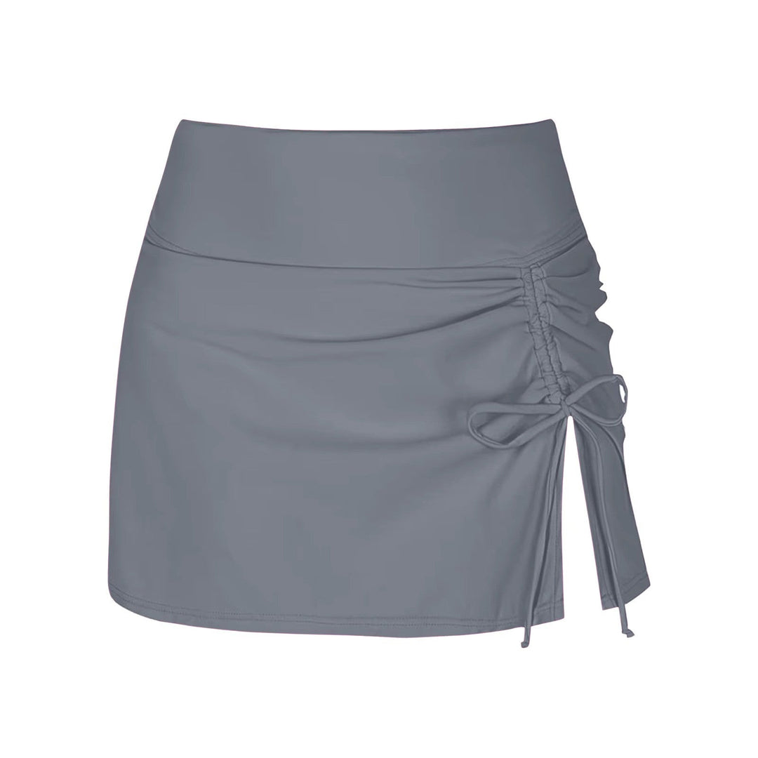 Ladies' swim shorts with side slit – Liv-Black-XS-Nora Luxe