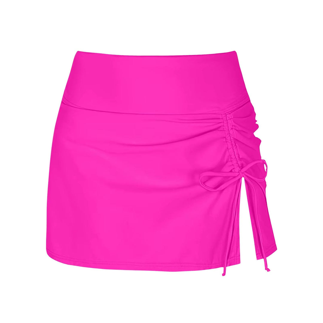 Ladies' swim shorts with side slit – Liv-Black-XS-Nora Luxe