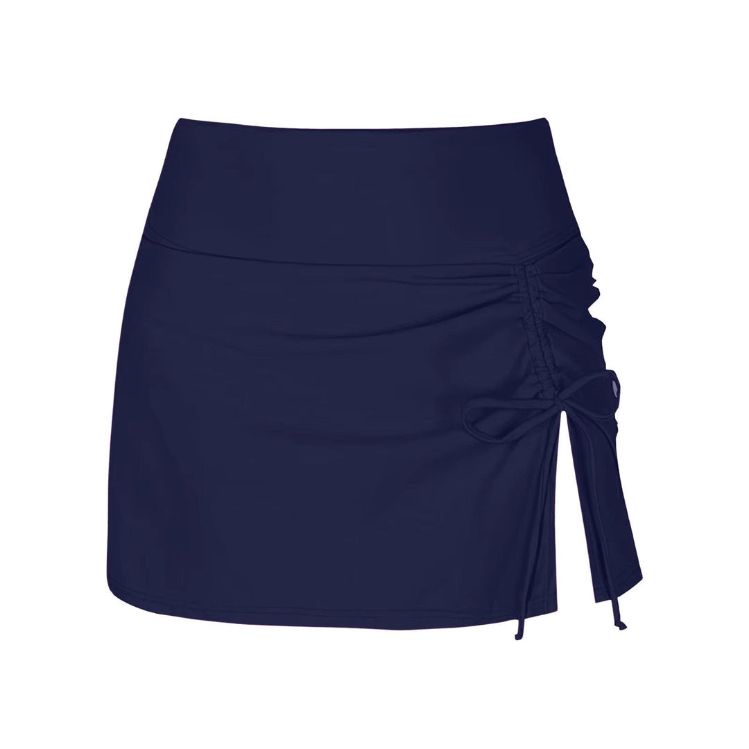 Ladies' swim shorts with side slit – Liv-Black-XS-Nora Luxe