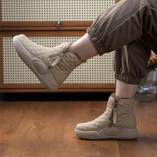 Ladies Winter Boots - Liana-Khaki-3.0-Nora Luxe