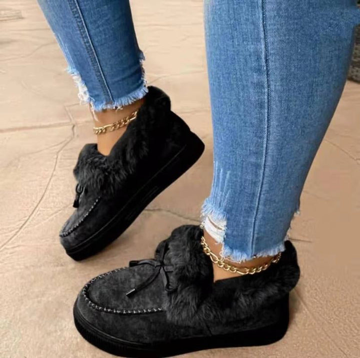 Ladies' Winter Shoes - WinterCozy-Black-2.5-Nora Luxe