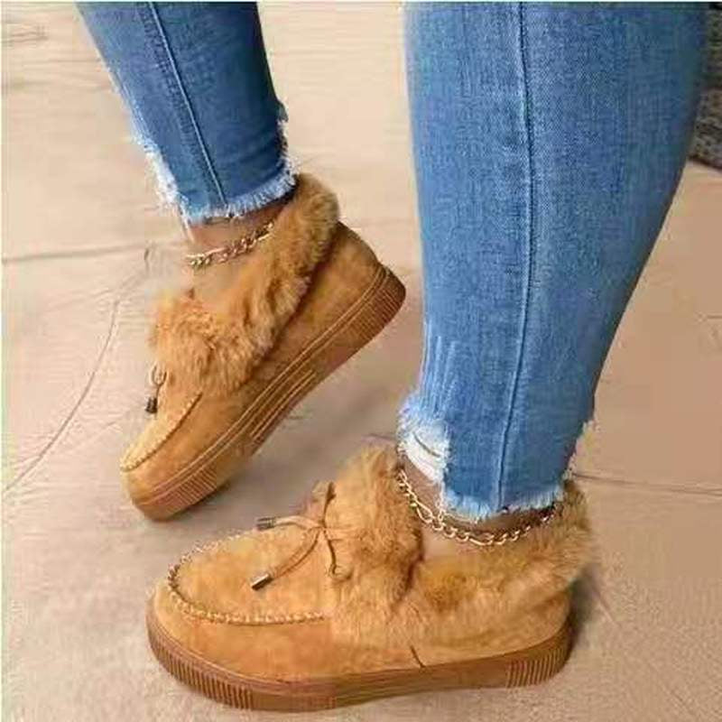 Ladies' Winter Shoes - WinterCozy-Brown-2.5-Nora Luxe