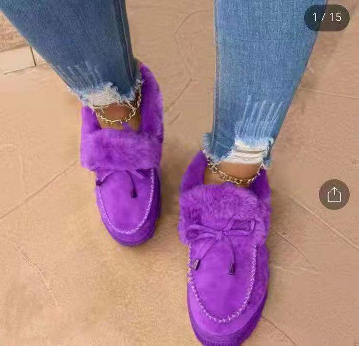 Ladies' Winter Shoes - WinterCozy-Purple-2.5-Nora Luxe
