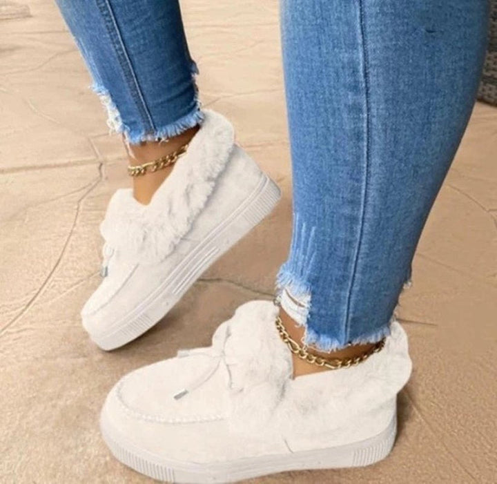 Ladies' Winter Shoes - WinterCozy-White-2.5-Nora Luxe