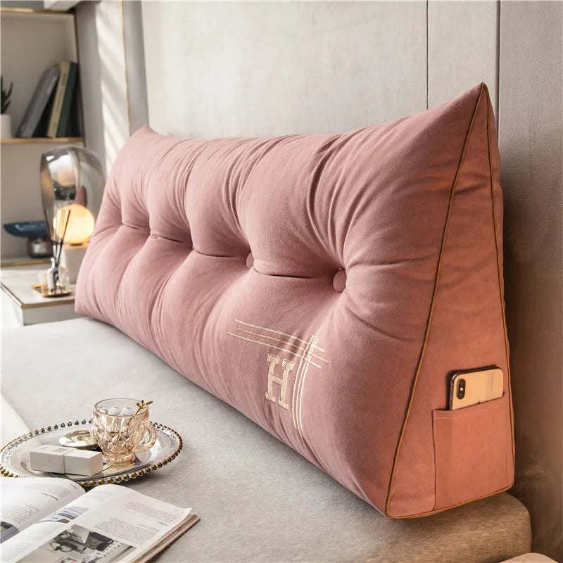 Large Comfort Cushion - EmbraceNest-Pink-23.62 × 19.69 × 7.87 inches-Nora Luxe