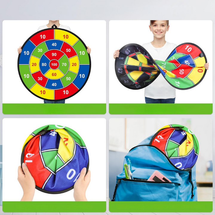 Large Dartboard for Children with Sticky Balls and Darts - PlayTarget-Nora Luxe