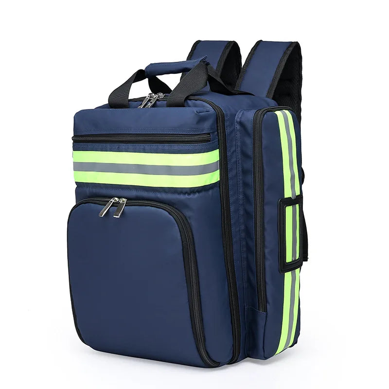 Large First Aid and Survival Backpack - RescueReady-Dark blue-Nora Luxe