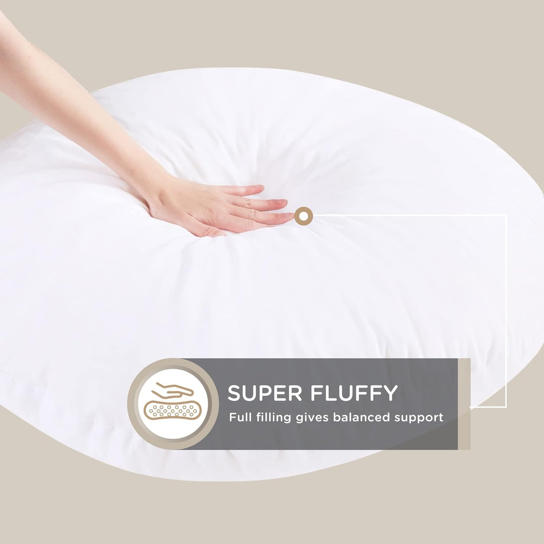 Large Round Memory Foam Meditation Cushion-Nora Luxe