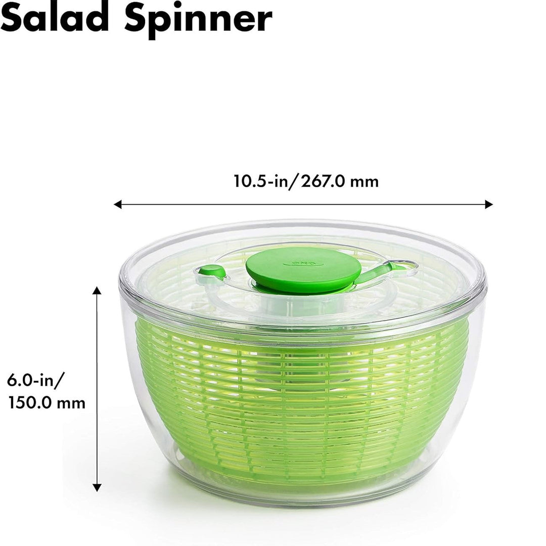 Large Salad Spinner-Green-Nora Luxe