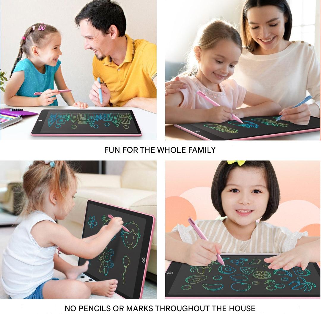 LCD Drawing Tablet for Children - CreativeScribble-Black-Nora Luxe