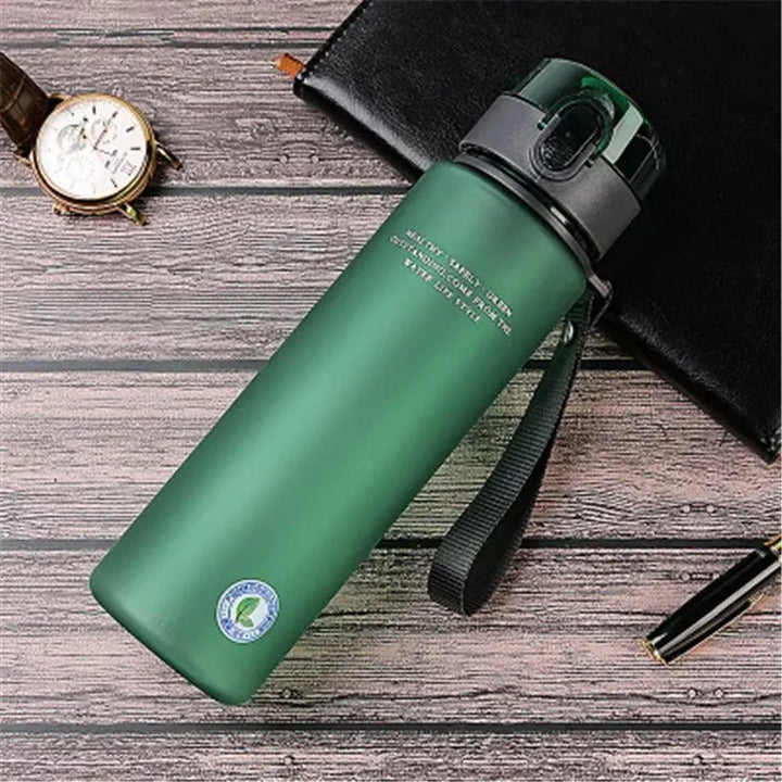 Leak-proof Sports Bottle - HydraSport-400ml-Green-Nora Luxe
