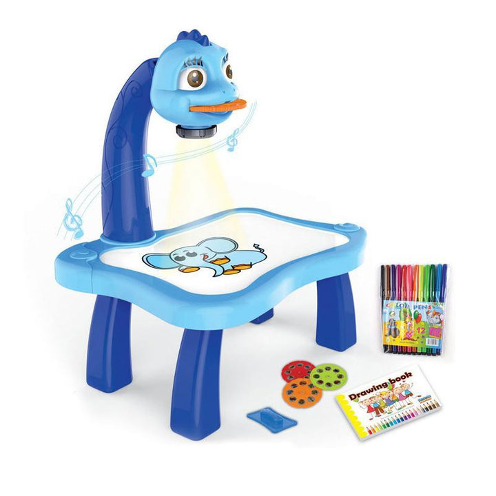LED Drawing Projector with Music for Creative Kids - ArtBuddy-Blue-Nora Luxe