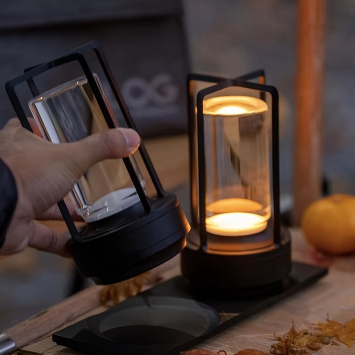 LED Mood Lamp in Japanese Style – Hana-Gold-Style A-The Livary