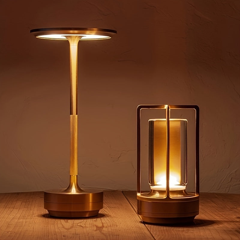 LED Mood Lamp in Japanese Style – Hana-Gold-Style A-The Livary