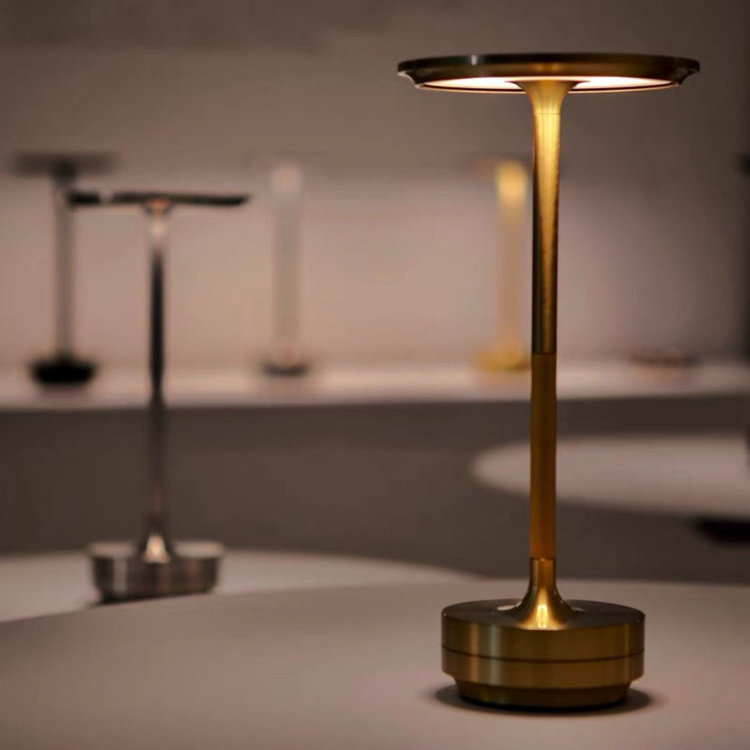 LED Mood Lamp in Japanese Style – Hana-Gold-Style A-The Livary