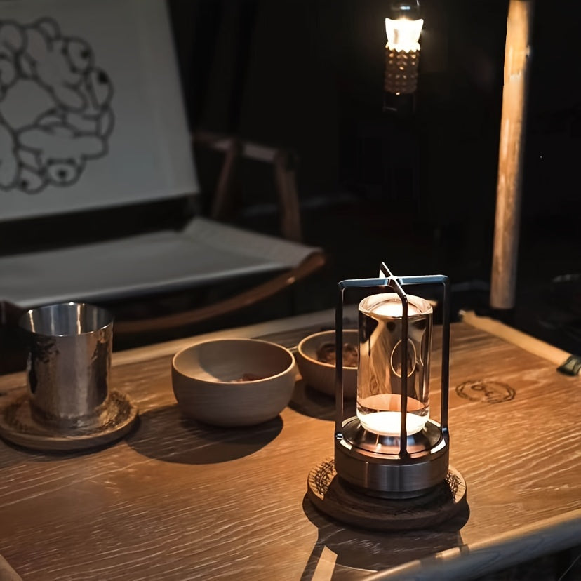 LED Mood Lamp in Japanese Style – Hana-Gold-Style A-The Livary