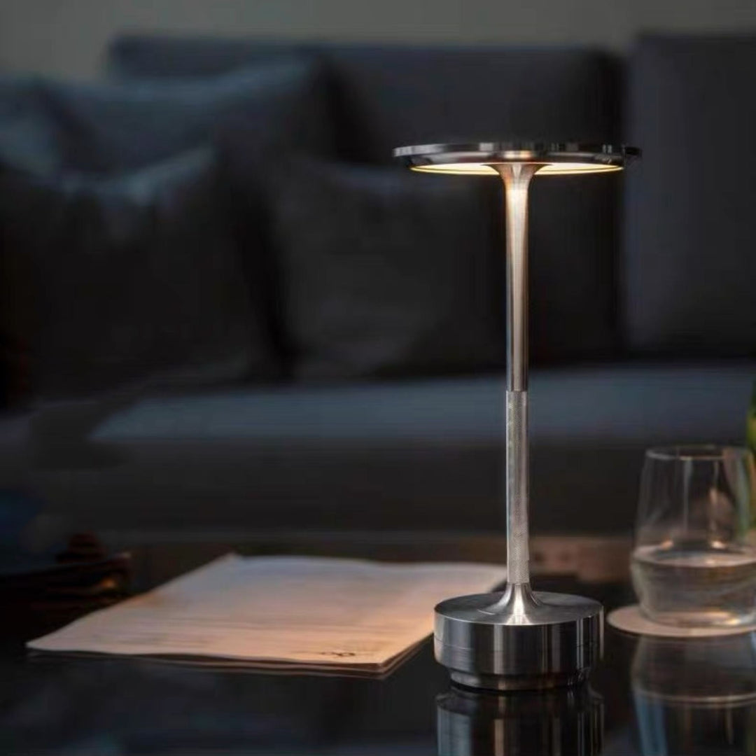 LED Mood Lamp in Japanese Style – Hana-Silver-Style A-The Livary