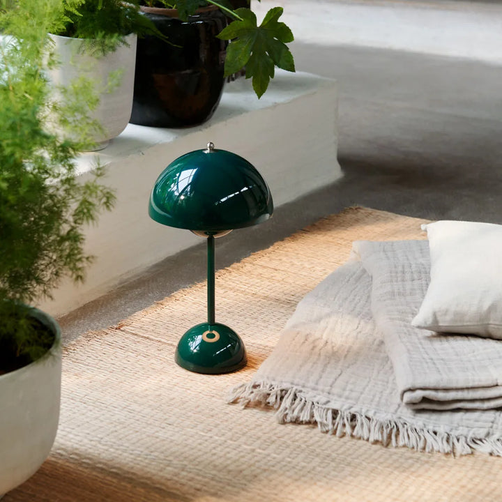 LED Table Lamp - LumiSphere-Gray-Nora Luxe