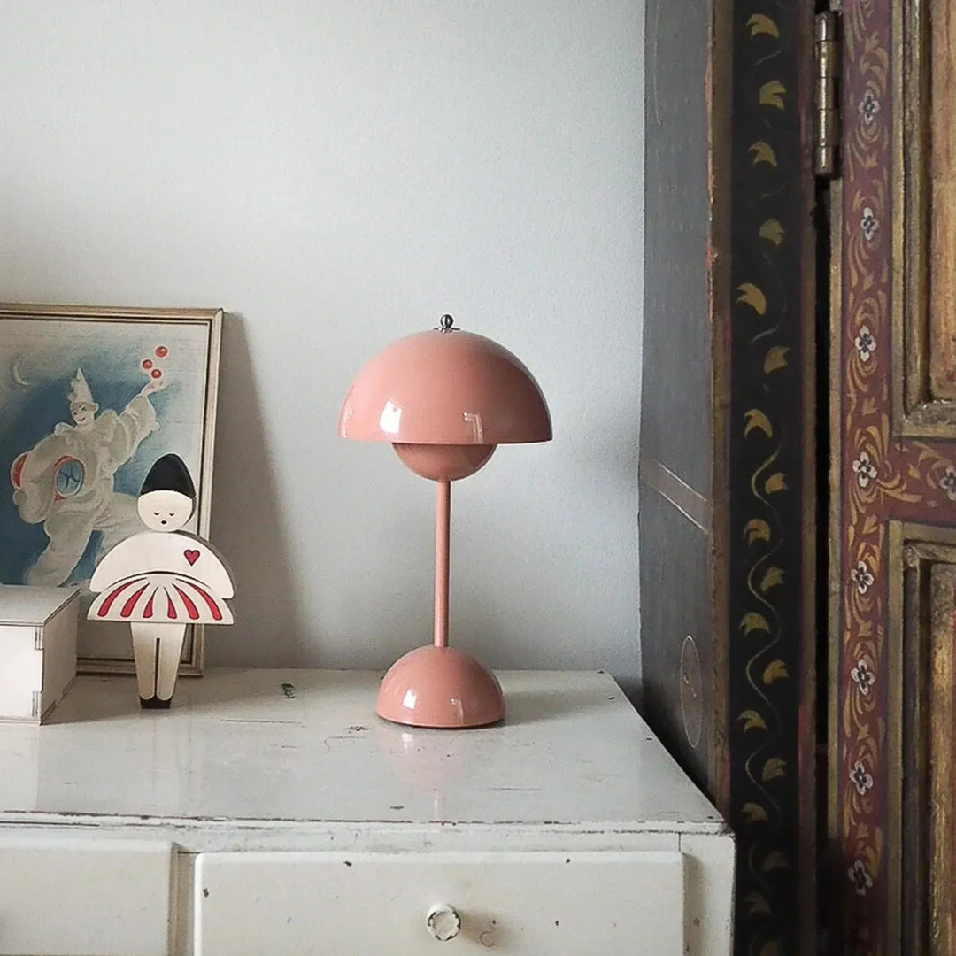 LED Table Lamp - LumiSphere-Gray-Nora Luxe