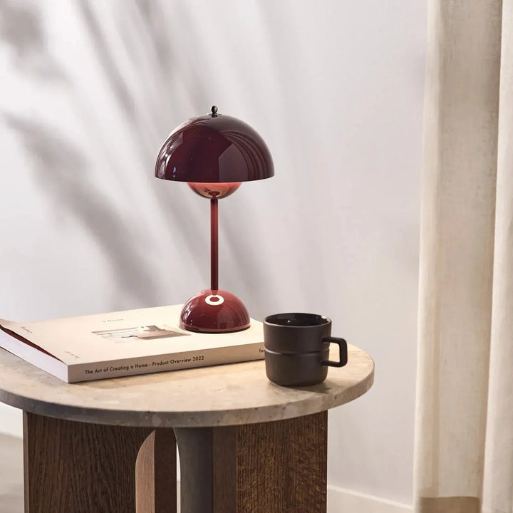 LED Table Lamp - LumiSphere-Gray-Nora Luxe