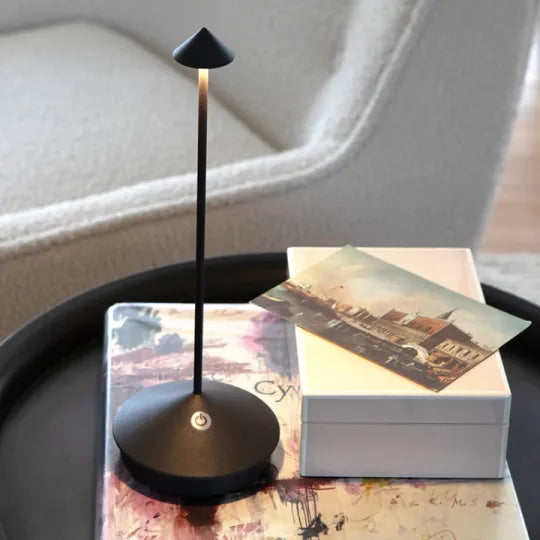 LED Table Lamp - TranquilGlow-White-Nora Luxe