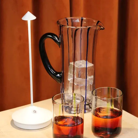 LED Table Lamp - TranquilGlow-White-Nora Luxe