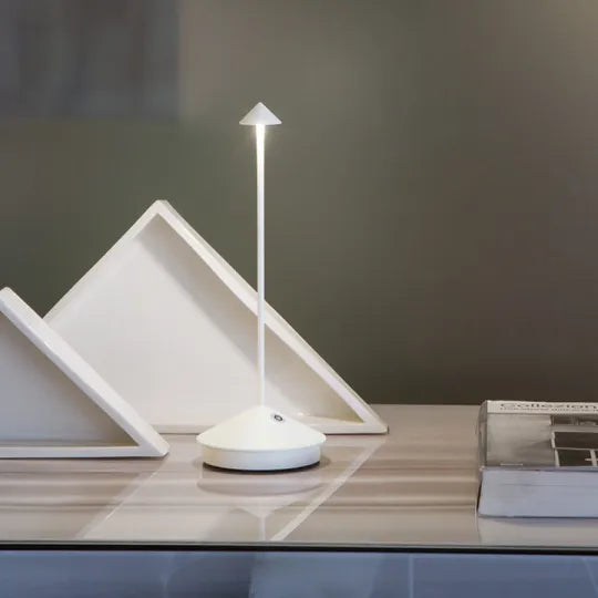 LED Table Lamp - TranquilGlow-White-Nora Luxe