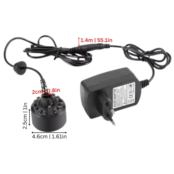 LED Ultrasonic Nebuliser - MysticMist-Nora Luxe