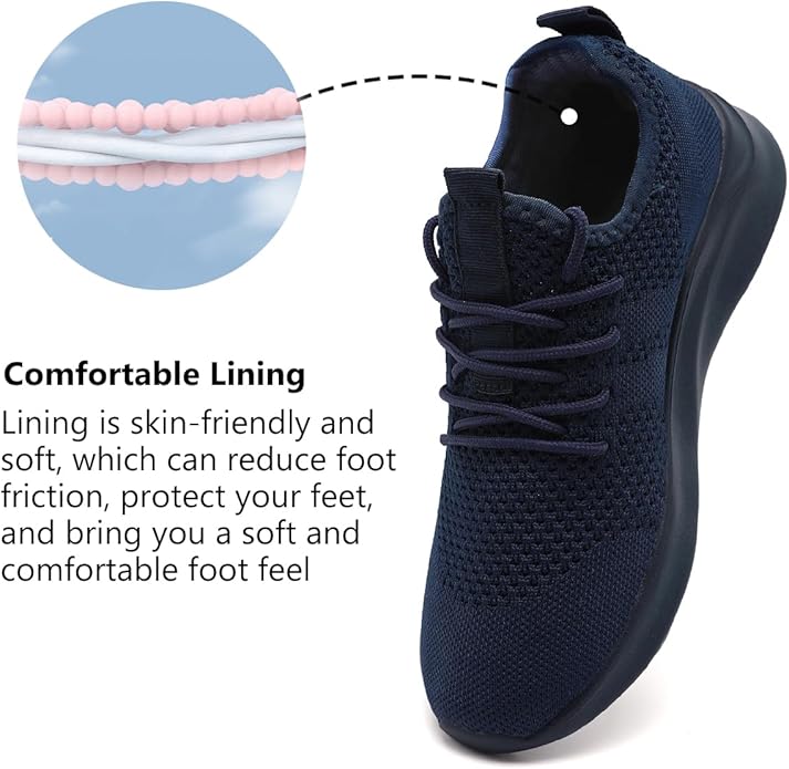 Light Mode Sneakers for Sports and Workouts - Jesse-Black/White-3.0-Nora Luxe