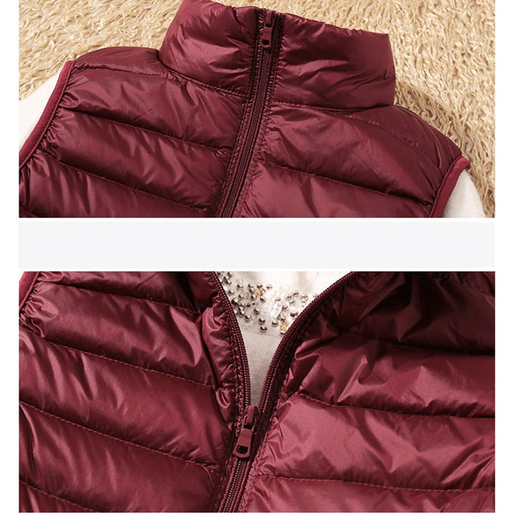 Light quilted vest with a feminine fit – Juliette-Black-S-Nora Luxe