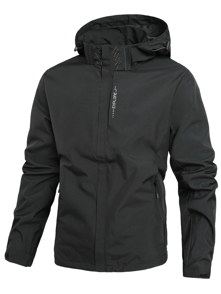 Light Softshell Men’s Jacket – Magnus-Black-S-Nora Luxe