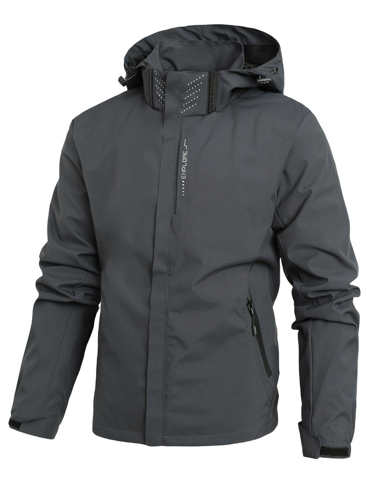 Light Softshell Men’s Jacket – Magnus-Gray-S-Nora Luxe