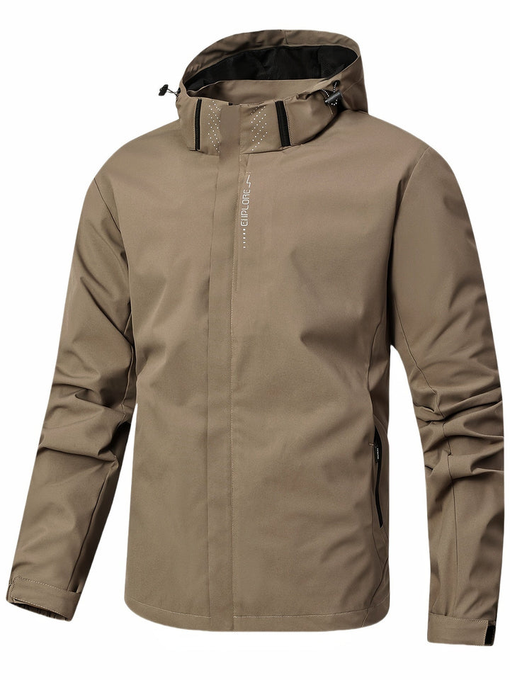 Light Softshell Men’s Jacket – Magnus-Khaki-S-Nora Luxe