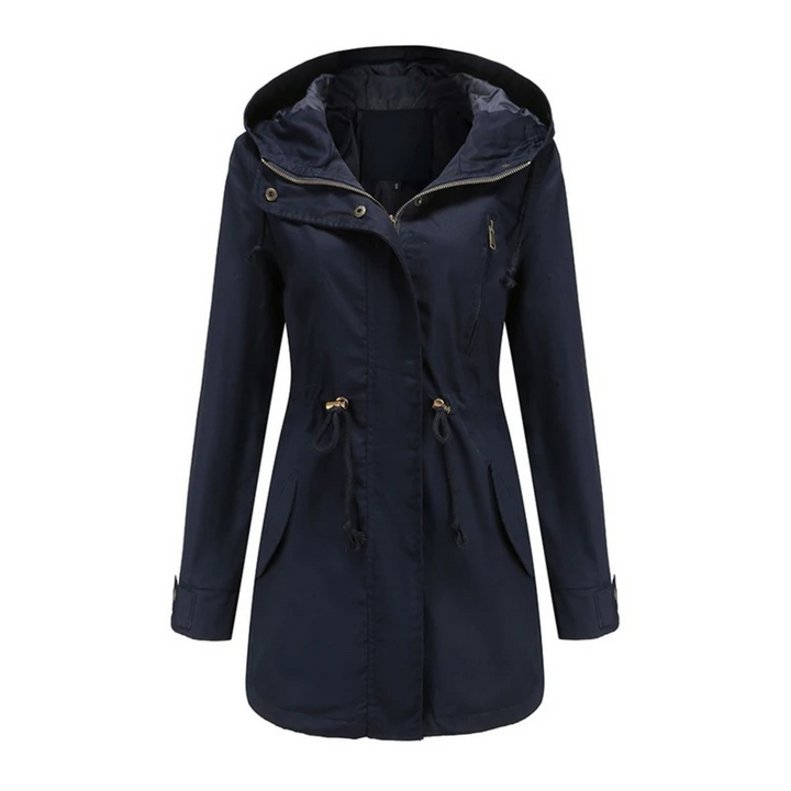 Light & Stylish Women's Summer Jacket with Long Fit – Amira-Blue-S-Nora Luxe