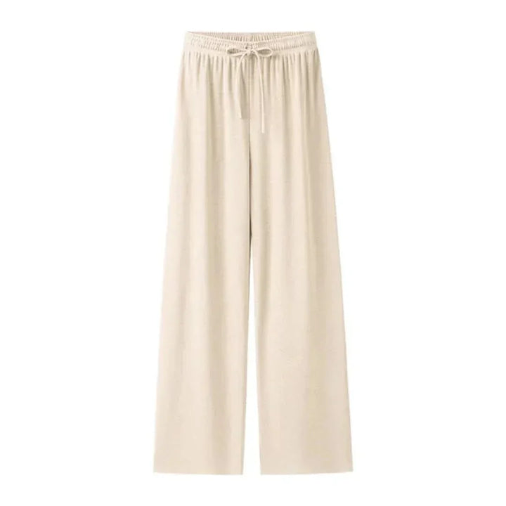 Light summer linen trousers for women – Mira-Sand-S-The Livary