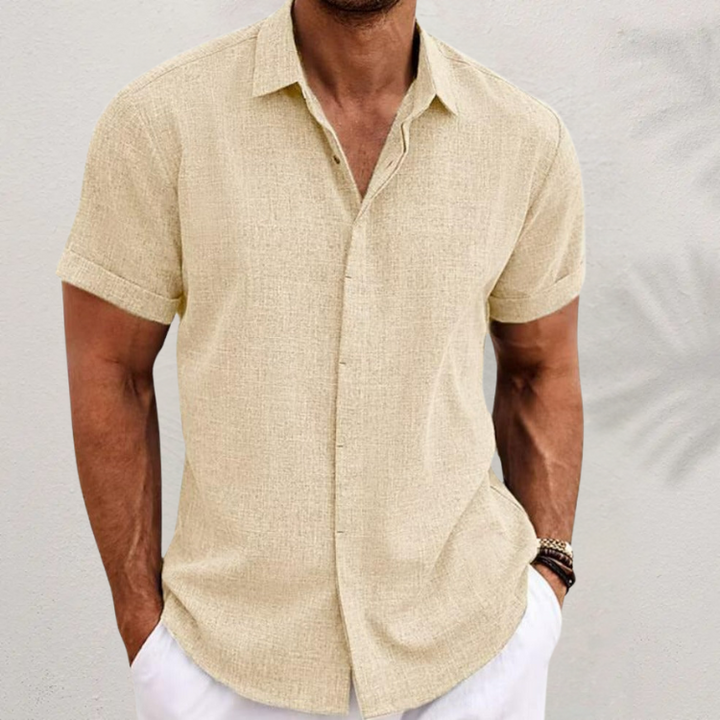 Light Summer Shirt for Men – Lark-Yellow-XS-State of Style