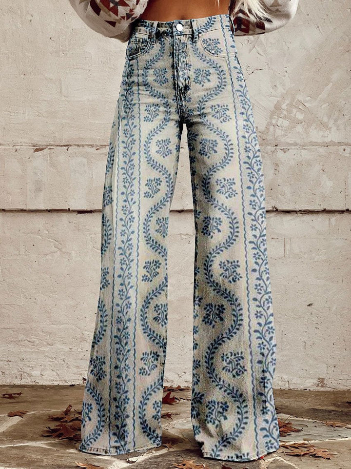 Lightweight Long Ladies Trousers - Lina-Blue-S-Nora Luxe